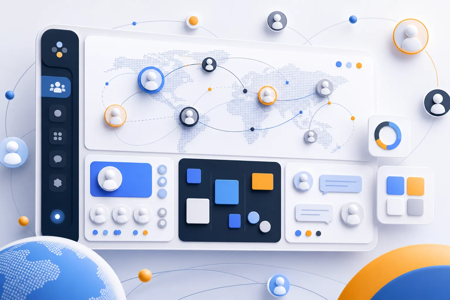 Accessible community platform connecting global youth ambassadors through collaboration and engagement features